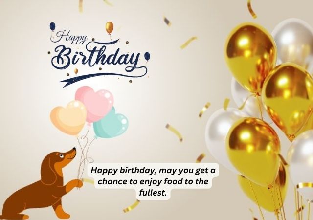 happy birthday wishes dog card