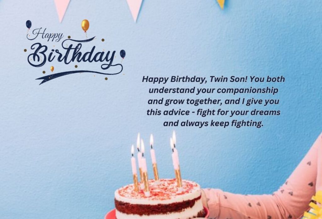 Happy 17th Birthday Wishes for a Twins' Son